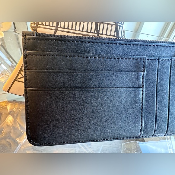 Kate Spade Natalia Quilted Slim Wallet Black - Picture 4 of 15